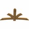 Ekena Millwork Davenport Rough Sawn Timber Gable Bracket, Western Red Cedar, 72"W x 39"H x 2"D x 6"F, 13/12 Pitch GBW072X39X0206DAV00RWR - alternate 4